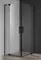 Душевой угол-ограждение «Cezares» SLIDER-A-2-90/100-C-NERO 100/100 прозрачный/чёрный квадратный без поддона, фото №1