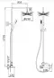 Душевая система «Cezares» CZR-B-CVD2-ST сатин, картинка №2