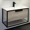 Мебель для ванной подвесная «Comforty» Бонн 75 дуб дымчатый, изображение №4