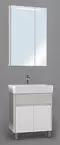 Мебель для ванной «Aquaton» Верди 60 белая/ясень фабрик, фото №1