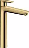 Смеситель для раковины «Hansgrohe» Talis E 71716990 с донным клапаном полированное золото, фото №1
