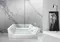 Гидромассажная ванна акриловая «Cerutti» C-454 с каркасом с сифоном белая левая, изображение №4
