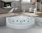 Гидромассажная ванна акриловая «Cerutti» C-400 с каркасом с сифоном белая, картинка №2