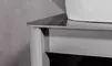 Тумба с раковиной «Black & White» U915.1600L (B&W U915.1600) подвесная серая/белоснежная, фотография №7