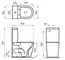 Унитаз компакт безободковый «Belbagno» Etna BB2157CPR/BB2157T белый (BB2111SC) с сиденьем дюропласт с микролифтом, картинка №2