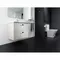 Мебель для ванной подвесная «Roca» The Gap 80 белая глянцевая, картинка №2