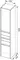 Пенал «Aquanet» Палермо 35 подвесной белый глянец левый, изображение №8