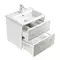 Мебель для ванной подвесная «Roca» Ronda 60 бетон/белая, фото №5