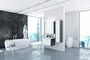 Мебель для ванной подвесная «Roca» Ronda 80 белая/антрацит, картинка №2
