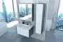 Мебель для ванной подвесная «Roca» Ronda 80 белая/антрацит, фото №5