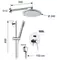 Душевая система «Remer» Minimal N09S01 хром, картинка №2