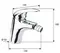 Смеситель для биде «Remer» Ten T21 хром, картинка №2
