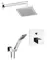 Душевая система «Remer» Qubica Thermo QT09S02 с термостатом хром, фото №1 Душевая система «Remer» Qubica Thermo QT09S02 с термостатом хром, фото №1