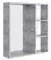 Зеркальный шкаф «Onika» Девис 65.00У без света бетон чикаго, фото №1