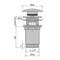 Донный клапан для раковины «AlcaPlast» A392 с механизмом Клик-Клак хром, фото №5 Донный клапан для раковины «AlcaPlast» A392 с механизмом Клик-Клак хром, фото №5