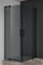 Душевой угол-ограждение «Cezares» SLIDER-A-2-90/100-GRIGIO-NERO 100/100 тонированный/чёрный квадратный без поддона, фото №1