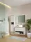 Мебель для ванной подвесная «Cersanit» Louna 80 с столешницей белая, картинка №2