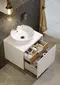 Мебель для ванной подвесная «Aqwella 5 Stars» Mobi 60 белая/бетон светлый, фото №5