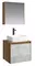 Мебель для ванной подвесная «Aqwella 5 Stars» Mobi 60 бетон светлый/дуб балтийский, фото №1