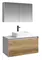 Мебель для ванной подвесная «Aqwella 5 Stars» Mobi 100 дуб балтийский/бетон светлый, фото №1