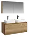 Мебель для ванной подвесная «Aqwella 5 Stars» Mobi 120 дуб балтийский, фото №1