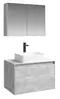 Мебель для ванной подвесная «Aqwella 5 Stars» Mobi 80 бетон светлый, фото №1