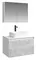 Мебель для ванной подвесная «Aqwella 5 Stars» Mobi 80 бетон светлый/белая, фото №1