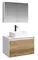 Мебель для ванной подвесная «Aqwella 5 Stars» Mobi 80 дуб балтийский/белая, фото №1