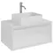 Мебель для ванной подвесная «Dreja» Insight 80 белая, картинка №2