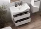 Мебель для ванной подвесная «Aquaton» Нортон 80 белая, картинка №10