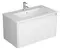 Мебель для ванной подвесная «Veneciana» Aventino 85 со скрытым ящиком белая, картинка №2
