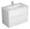 Мебель для ванной подвесная «Veneciana» Aventino 85 с 2 ящиками белая, картинка №2