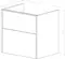 Мебель для ванной подвесная «Veneciana» Aventino 65 с 2 ящиками белая, изображение №4