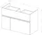 Мебель для ванной подвесная «Veneciana» Adel 100 белая, изображение №4