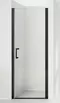 Душевая дверь «Vincea» Orta VPP-1O800CLB 80/190 прозрачная/черная универсальная, фото №1