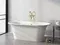 Ванна из литьевого мрамора «Астра-Форм» Монако 174/80 без сифона белая, изображение №4