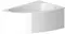 Ванна из литьевого мрамора «Астра-Форм» Тиора 155/105 с ножками без сифона белая правая, фотография №3