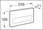 Кнопка смыва «Roca» PL3 Dual 890097004 нержавеющая сталь, картинка №2