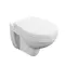 Подвесной унитаз «Cersanit» Delfi белый с сиденьем термопласт с микролифтом белое, фото №1