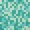 Напольная мозаика «Alma» Смеси 20 мм 32,7x32,7 CES/107(m) аквамарин, зеленый, фото №1