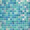 Напольная мозаика «Alma» Смеси 20 мм 32,7x32,7 CN/408(m) аквамарин, голубой, фото №1