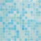 Напольная мозаика «Alma» Смеси 20 мм 32,7x32,7 Crete(m) голубой, зеленый, фото №1