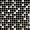 Напольная мозаика «Alma» Растяжки цветов 20 мм 32,7x32,7 Day&Night MIX8 (m) серый, черный, фото №1