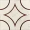 Напольная мозаика «Skalini» Alcamo 30,5x30,5 ACM (W)-1/5 белый, коричневый, фото №1