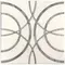 Напольная мозаика «Skalini» Alcamo 30,5x30,5 ACM (W)-3/2 белый, серебро, фото №1