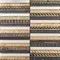 Напольная мозаика «Skalini» Golden line 30x30 GLN-1 белый, золото, фото №1