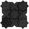 Напольная мозаика «Skalini» Pantheon 18,4x9,2 PNT-2 (BLACK) черный, фото №1