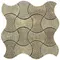 Напольная мозаика «Skalini» Torino 28,5x28,5 TRN-3 бежевый, золото, фото №1