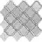 Напольная мозаика «Skalini» Trellis 32x29,5 TRL-5 белый, серебро, фото №1