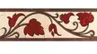 Бордюр «Skalini» бежевый, коричневый, красный 30,5x10 GR-3, фото №1